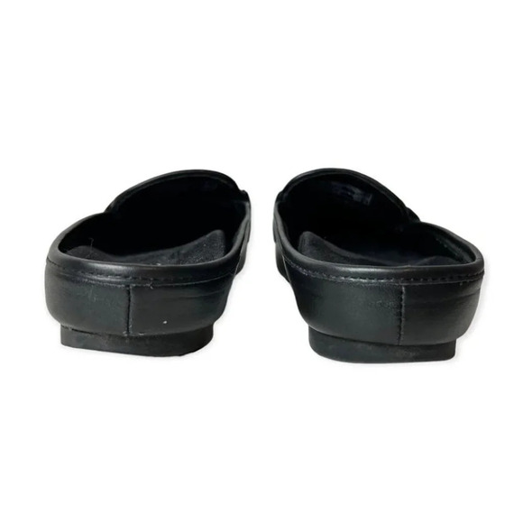 Vionic Snug Adeline Black Leather Loafer  Mule - Picture 6 of 8